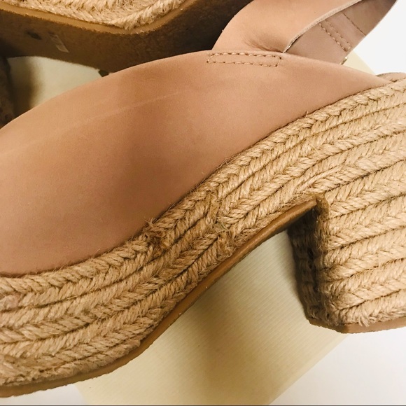 ALL BLACK Chunky Sling Heel Nude Padrille size 39 - Picture 7 of 16